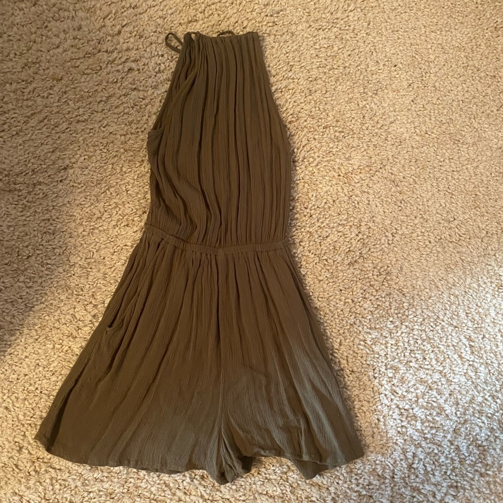 Olive Green Romper